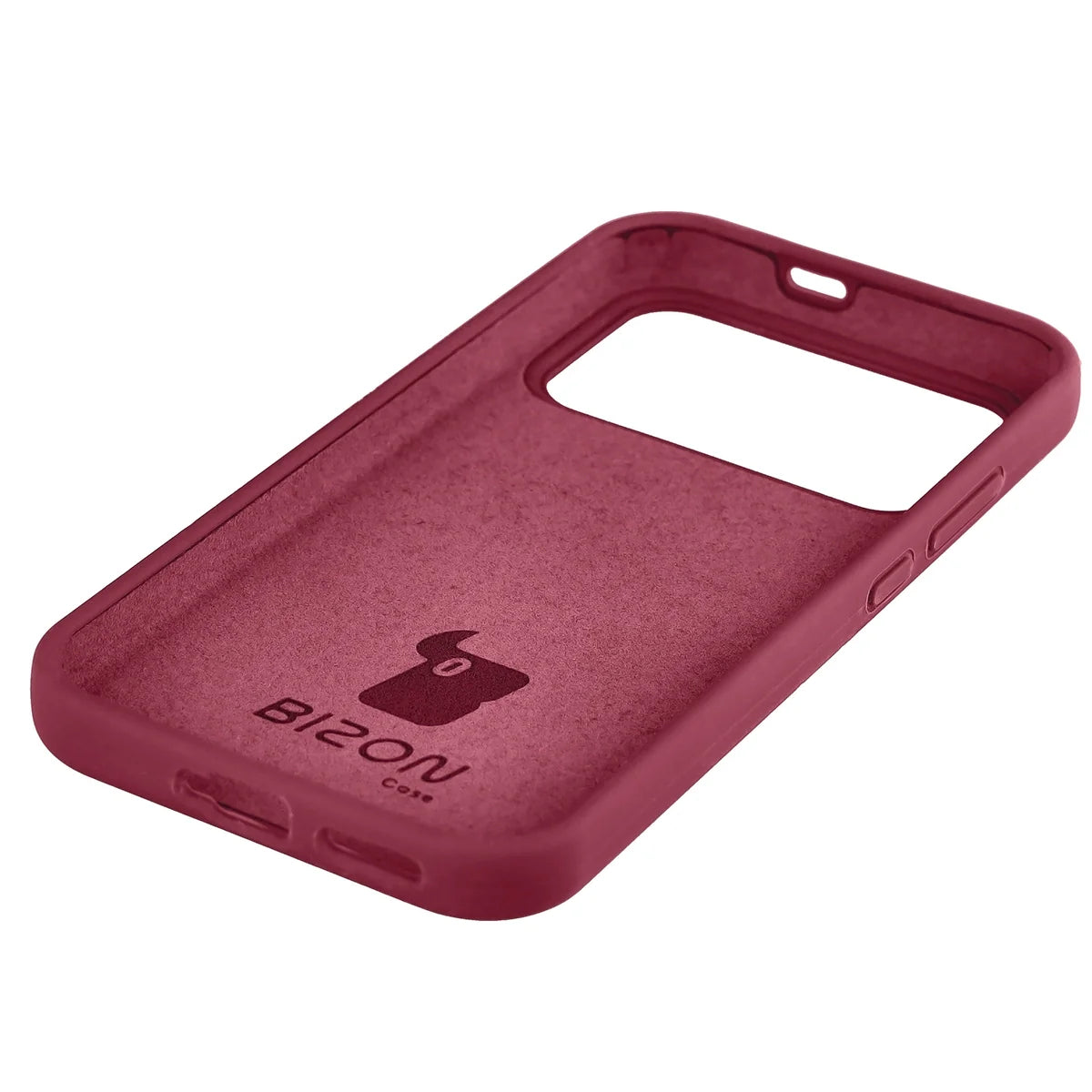 Silikon Handyhülle für Xiaomi POCO F8 Pro, Bizon Soft Case, Pflaumenfarbe