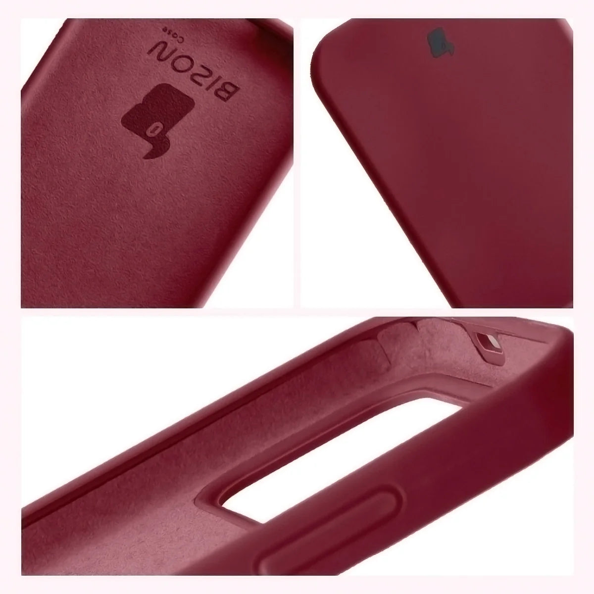 Silikon Handyhülle für Xiaomi POCO F8 Pro, Bizon Soft Case, Pflaumenfarbe