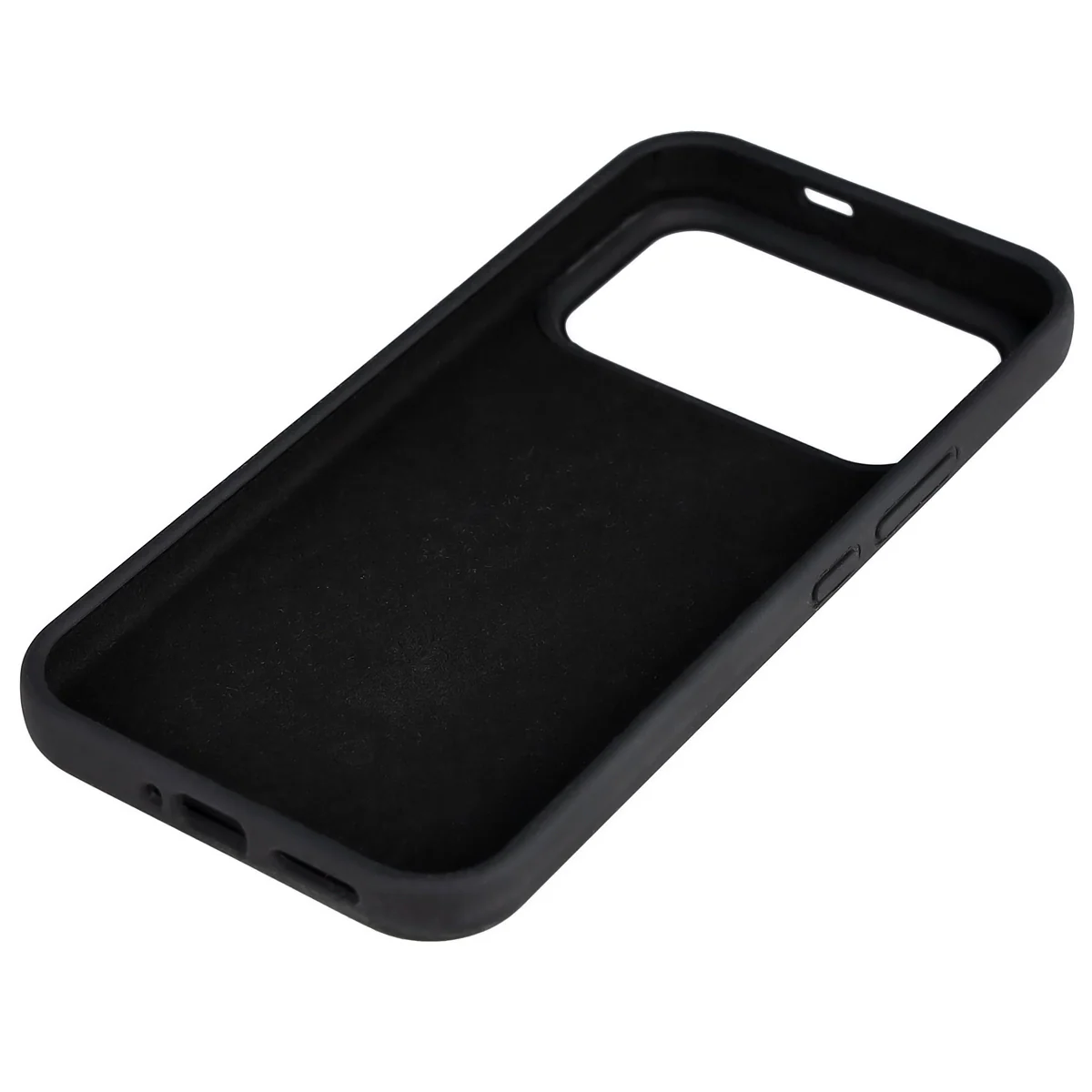 Silikon Handyhülle für Xiaomi POCO F8 Ultra, Bizon Soft Case, Schwarz