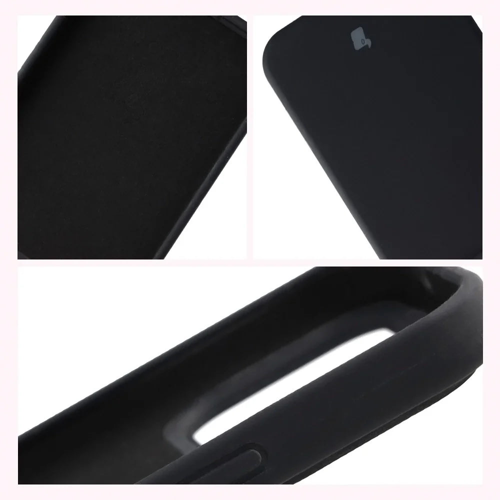 Silikon Handyhülle für Xiaomi POCO F8 Ultra, Bizon Soft Case, Schwarz