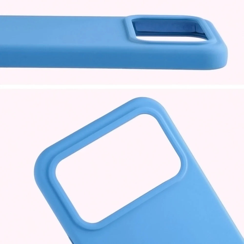Silikon Handyhülle für Xiaomi POCO F8 Ultra, Bizon Soft Case, Blau