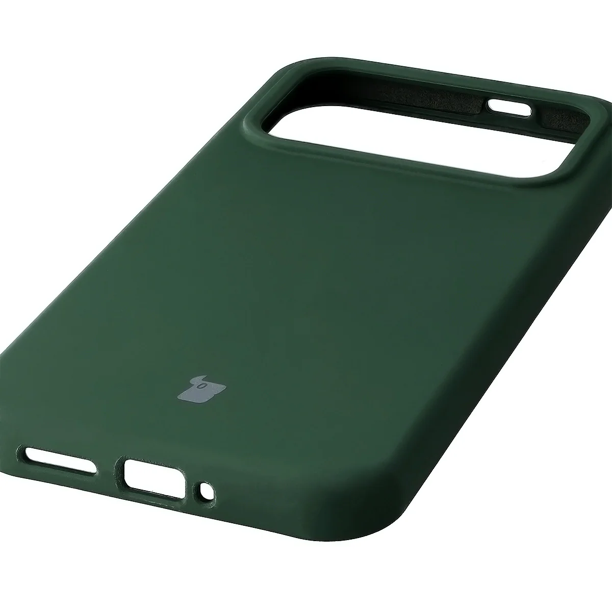 Silikon Handyhülle für Xiaomi POCO F8 Ultra, Bizon Soft Case, Dunkelgrün
