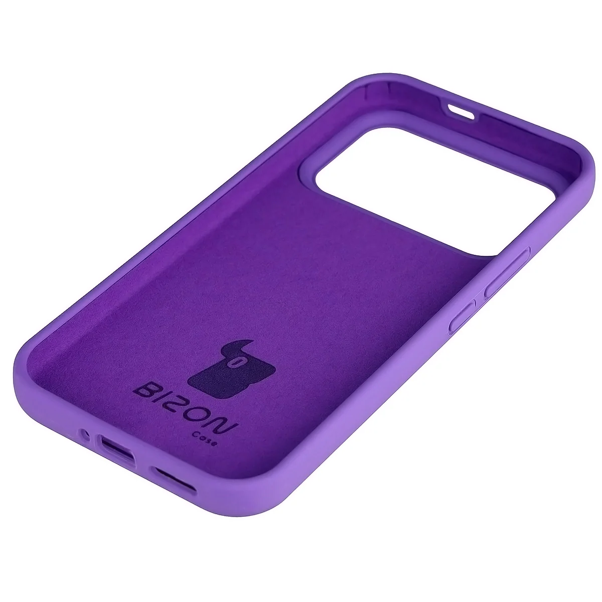 Silikon Handyhülle für Xiaomi POCO F8 Ultra, Bizon Soft Case, Violett