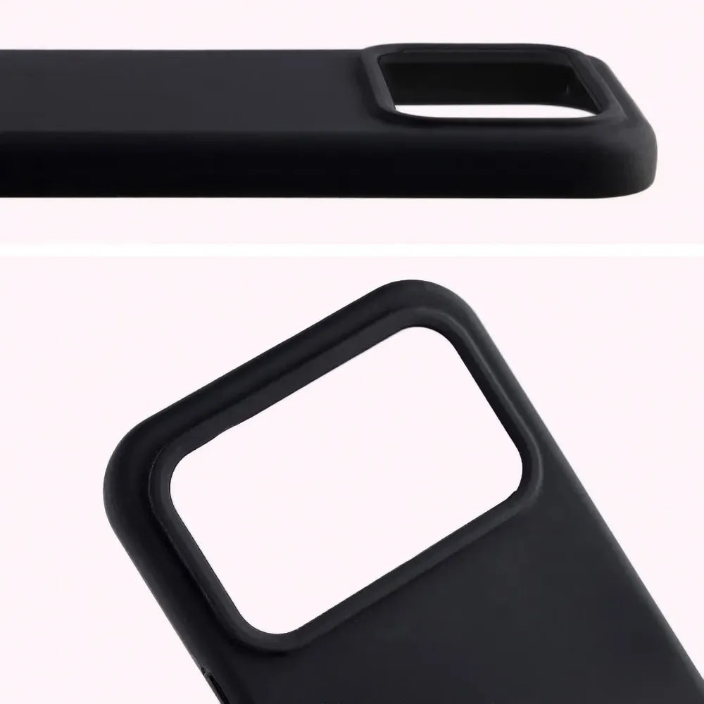 Silikon Handyhülle für Xiaomi POCO F9 Pro, Bizon Soft Case, Schwarz (5/7)