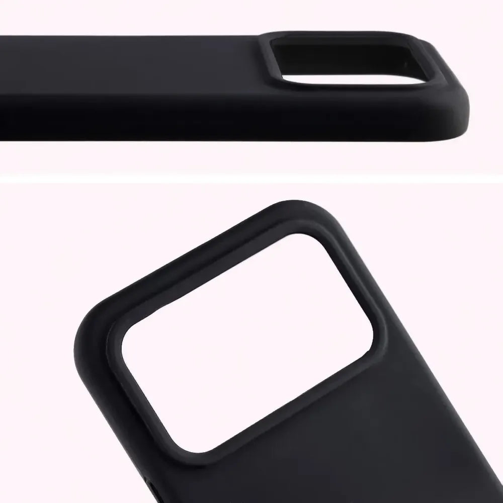 Silikon Handyhülle für Xiaomi POCO F9 Ultra, Bizon Soft Case, Schwarz (5/7)