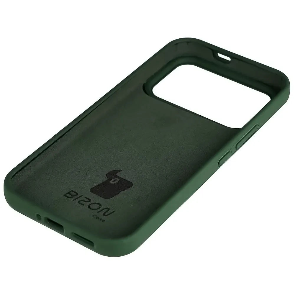 Silikon Handyhülle für Xiaomi POCO F9 Ultra, Bizon Soft Case, Dunkelgrün (4/7)