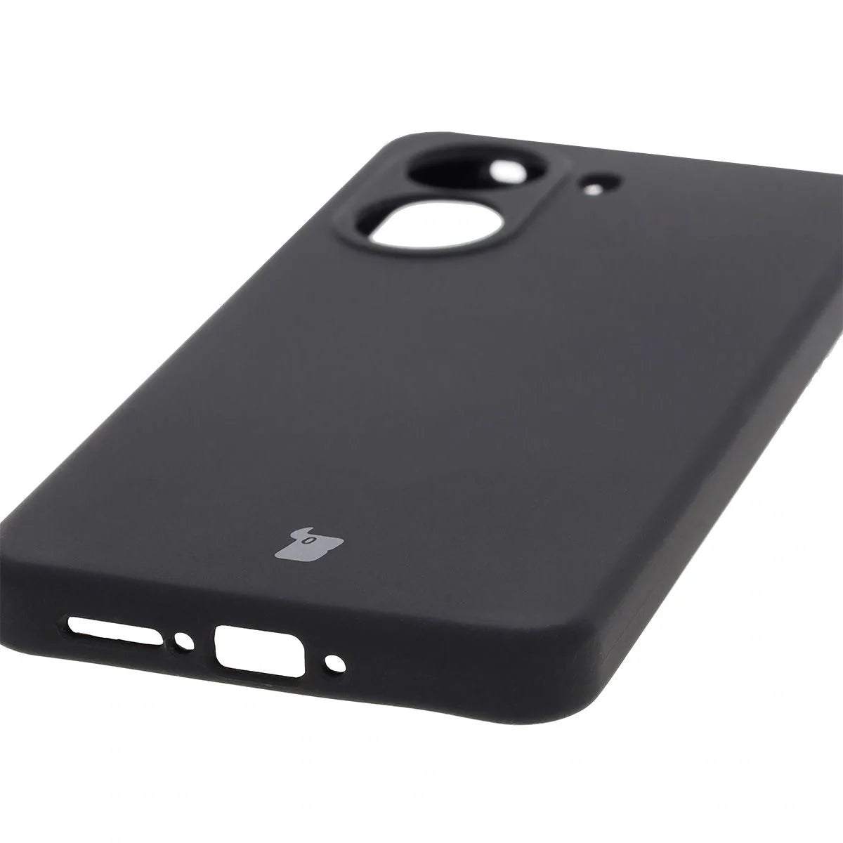 Silikon Handyhülle für Xiaomi POCO X7 Pro, Bizon Soft Case, Schwarz