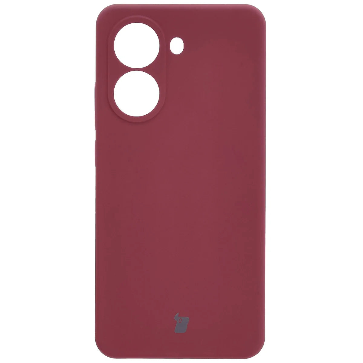 Silikon Handyhülle für Xiaomi POCO X7 Pro, Bizon Soft Case, Pflaumenfarbe