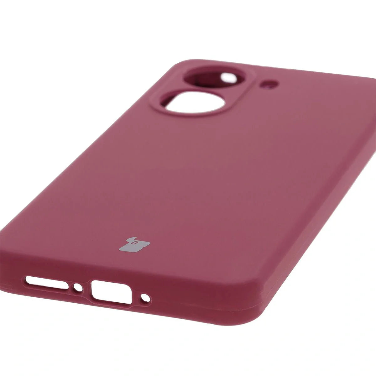 Silikon Handyhülle für Xiaomi POCO X7 Pro, Bizon Soft Case, Pflaumenfarbe