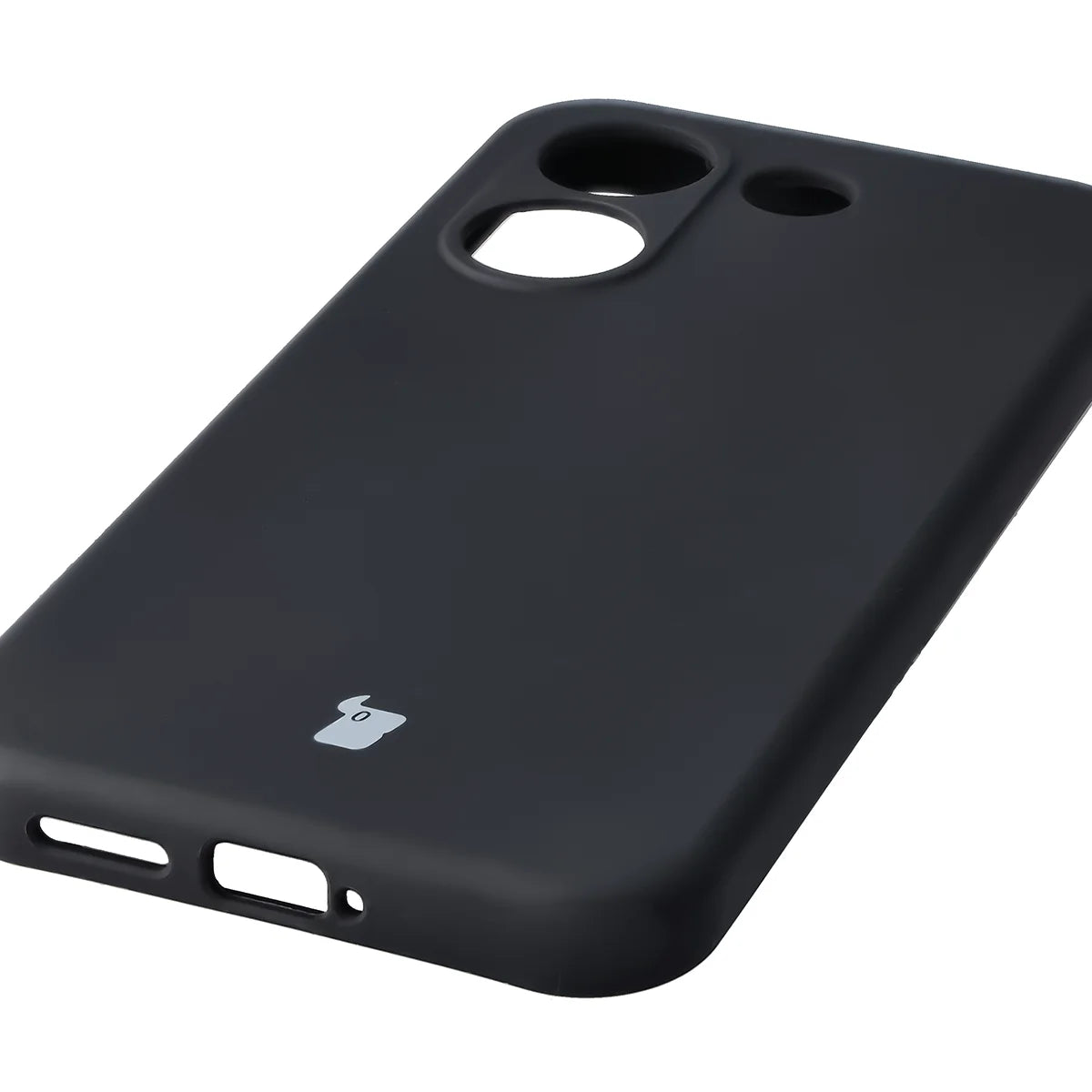 Silikon Handyhülle für Xiaomi POCO X8 Pro, Bizon Soft Case, Schwarz