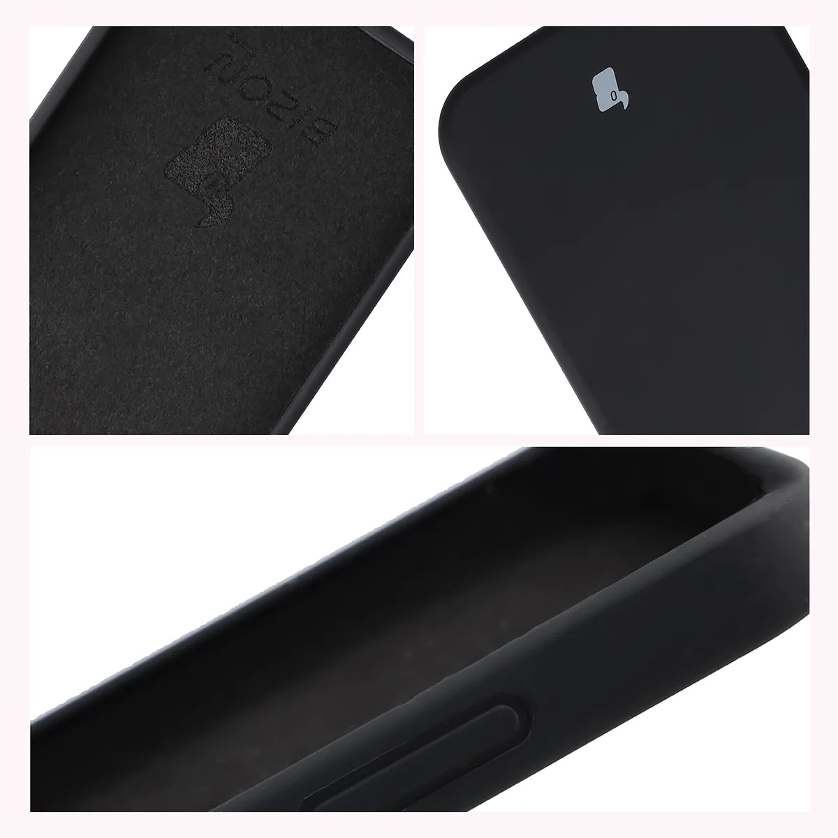 Silikon Handyhülle für Xiaomi POCO X8 Pro, Bizon Soft Case, Schwarz