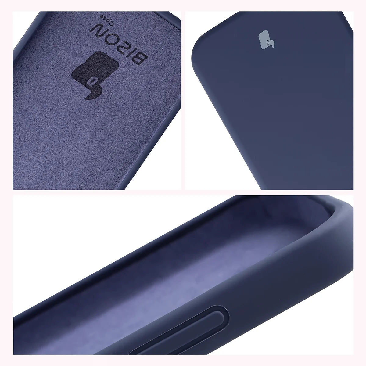 Silikon Handyhülle für Xiaomi POCO X8 Pro, Bizon Soft Case, Dunkelblau
