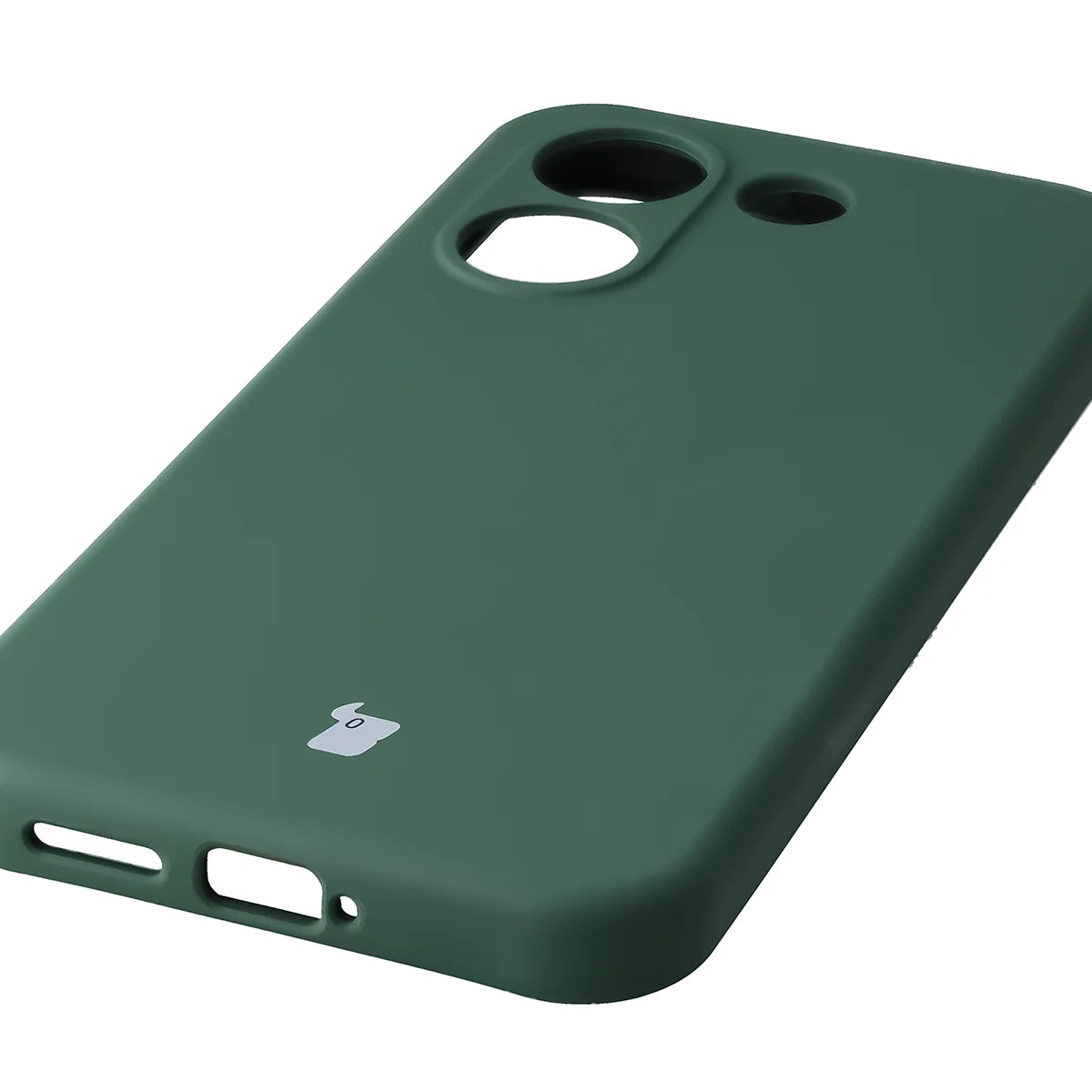 Silikon Handyhülle für Xiaomi POCO X8 Pro, Bizon Soft Case, Dunkelgrün