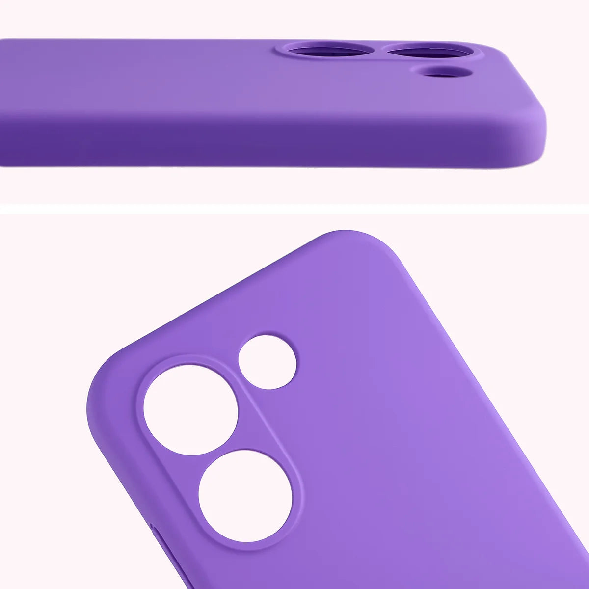 Silikon Handyhülle für Xiaomi POCO X8 Pro, Bizon Soft Case, Violett