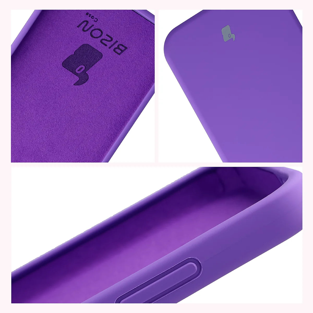 Silikon Handyhülle für Xiaomi POCO X8 Pro, Bizon Soft Case, Violett