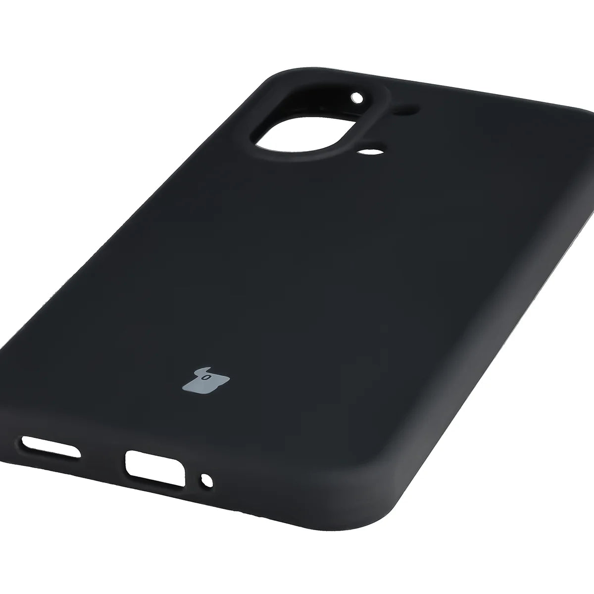 Silikon Handyhülle für Xiaomi POCO X8 Pro Max, Bizon Soft Case, Schwarz