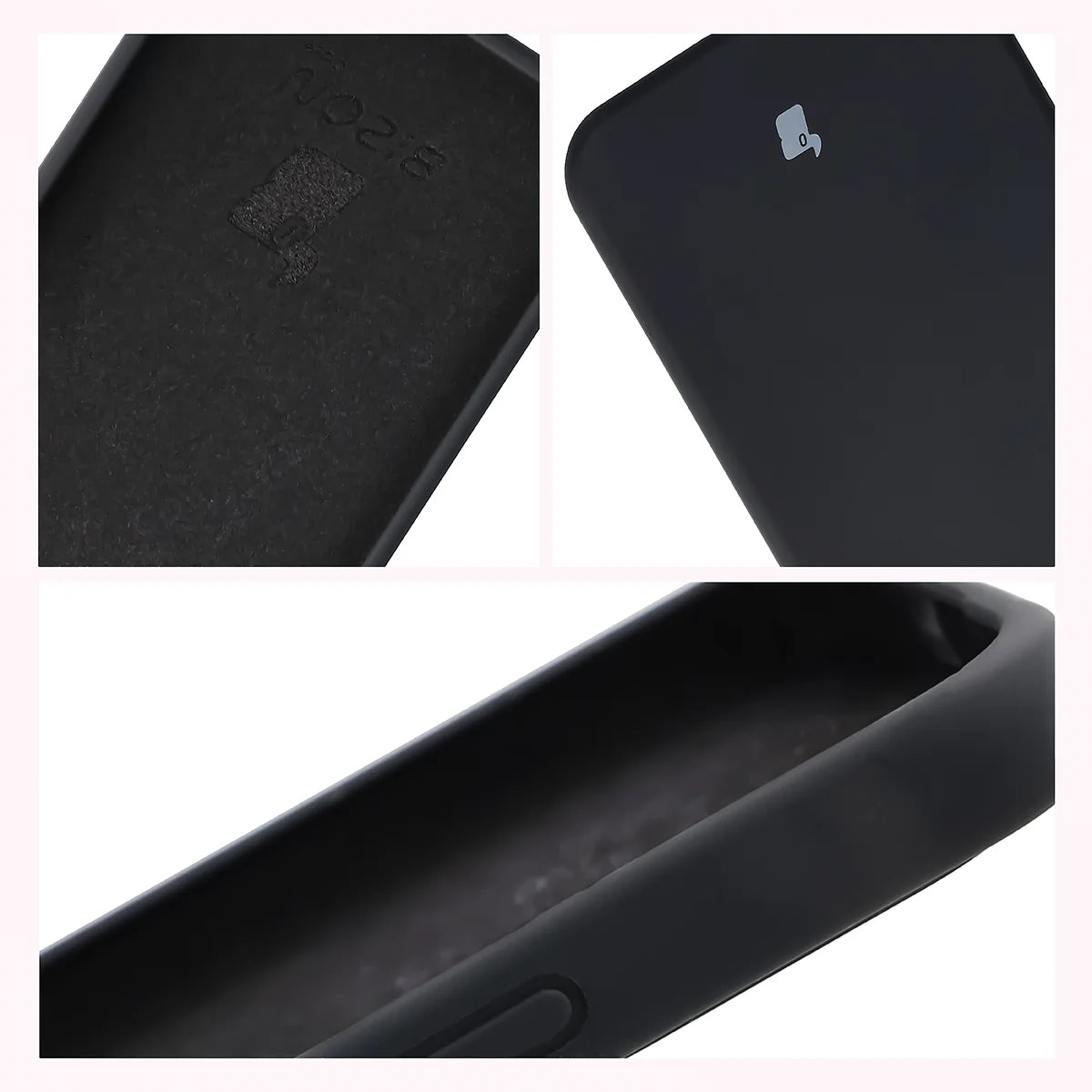 Silikon Handyhülle für Xiaomi POCO X8 Pro Max, Bizon Soft Case, Schwarz