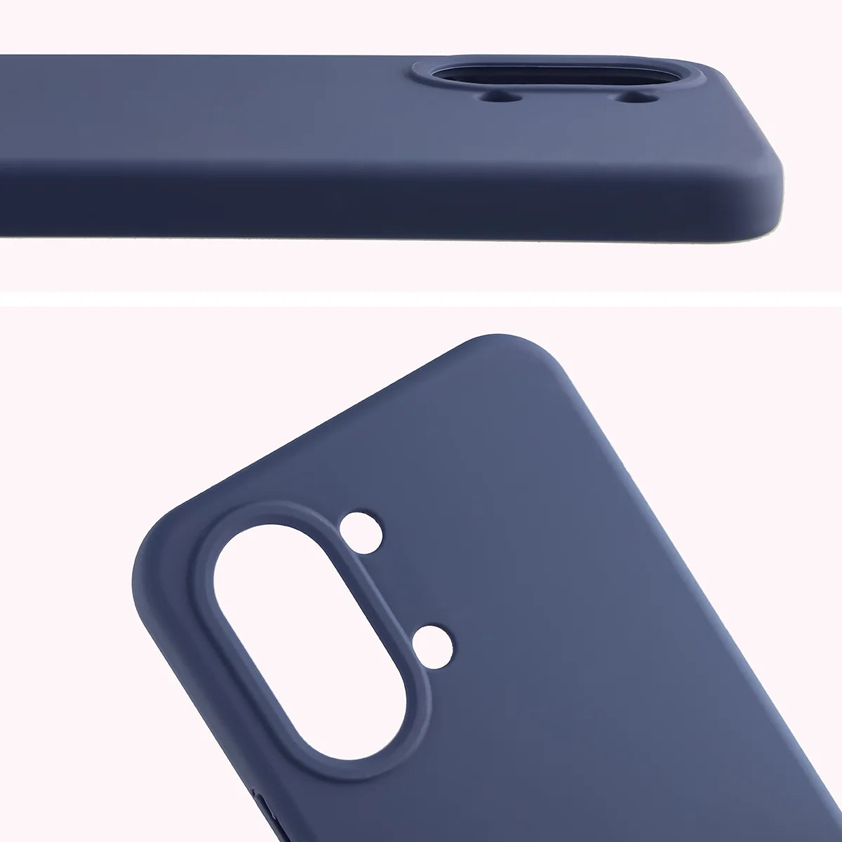 Silikon Handyhülle für Xiaomi POCO X8 Pro Max, Bizon Soft Case, Dunkelblau