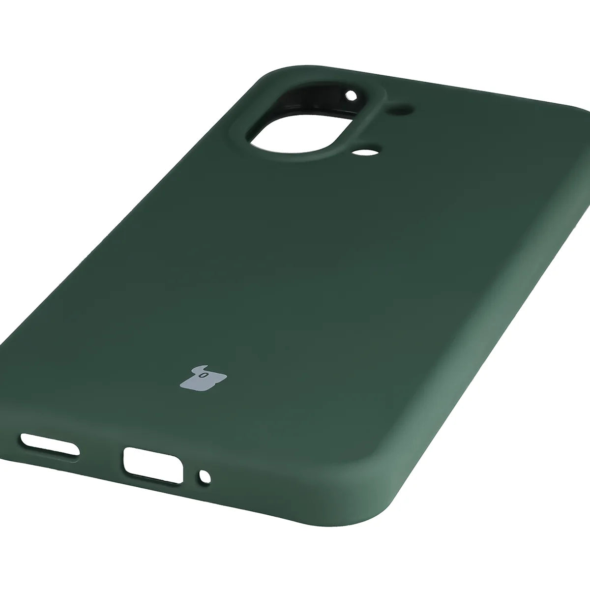 Silikon Handyhülle für Xiaomi POCO X8 Pro Max, Bizon Soft Case, Dunkelgrün