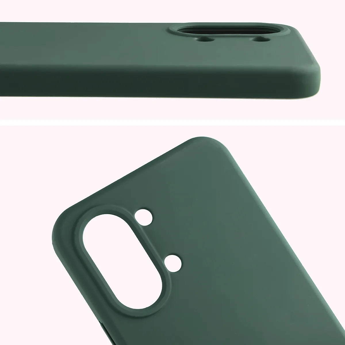 Silikon Handyhülle für Xiaomi POCO X8 Pro Max, Bizon Soft Case, Dunkelgrün