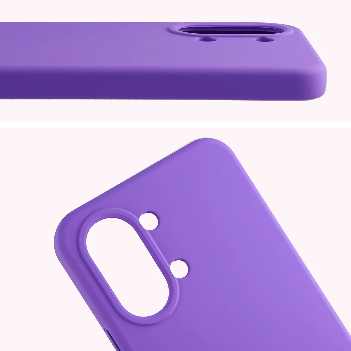 Silikon Handyhülle für Xiaomi POCO X8 Pro Max, Bizon Soft Case, Violett