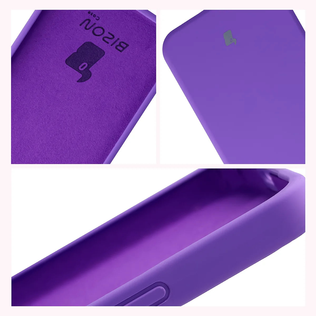 Silikon Handyhülle für Xiaomi POCO X8 Pro Max, Bizon Soft Case, Violett