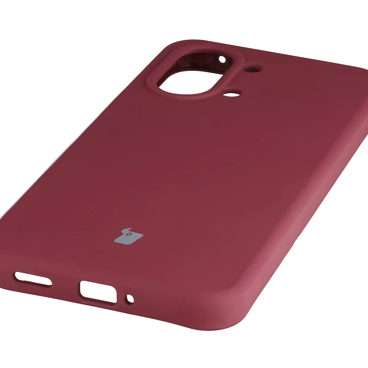 Silikon Handyhülle für Xiaomi POCO X8 Pro Max, Bizon Soft Case, Pflaumenfarbe