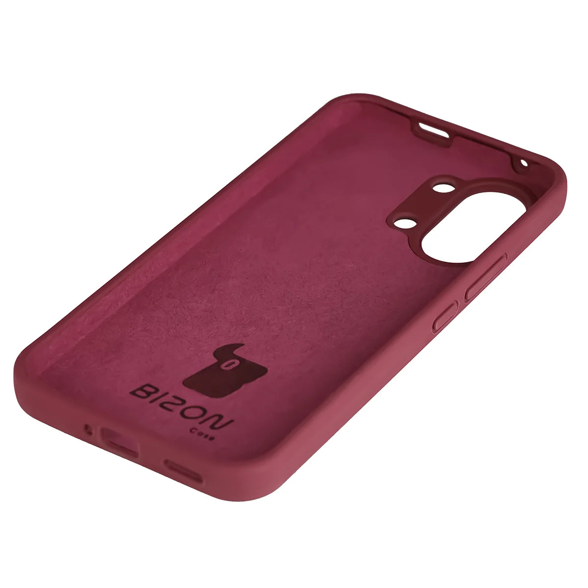 Silikon Handyhülle für Xiaomi POCO X8 Pro Max, Bizon Soft Case, Pflaumenfarbe