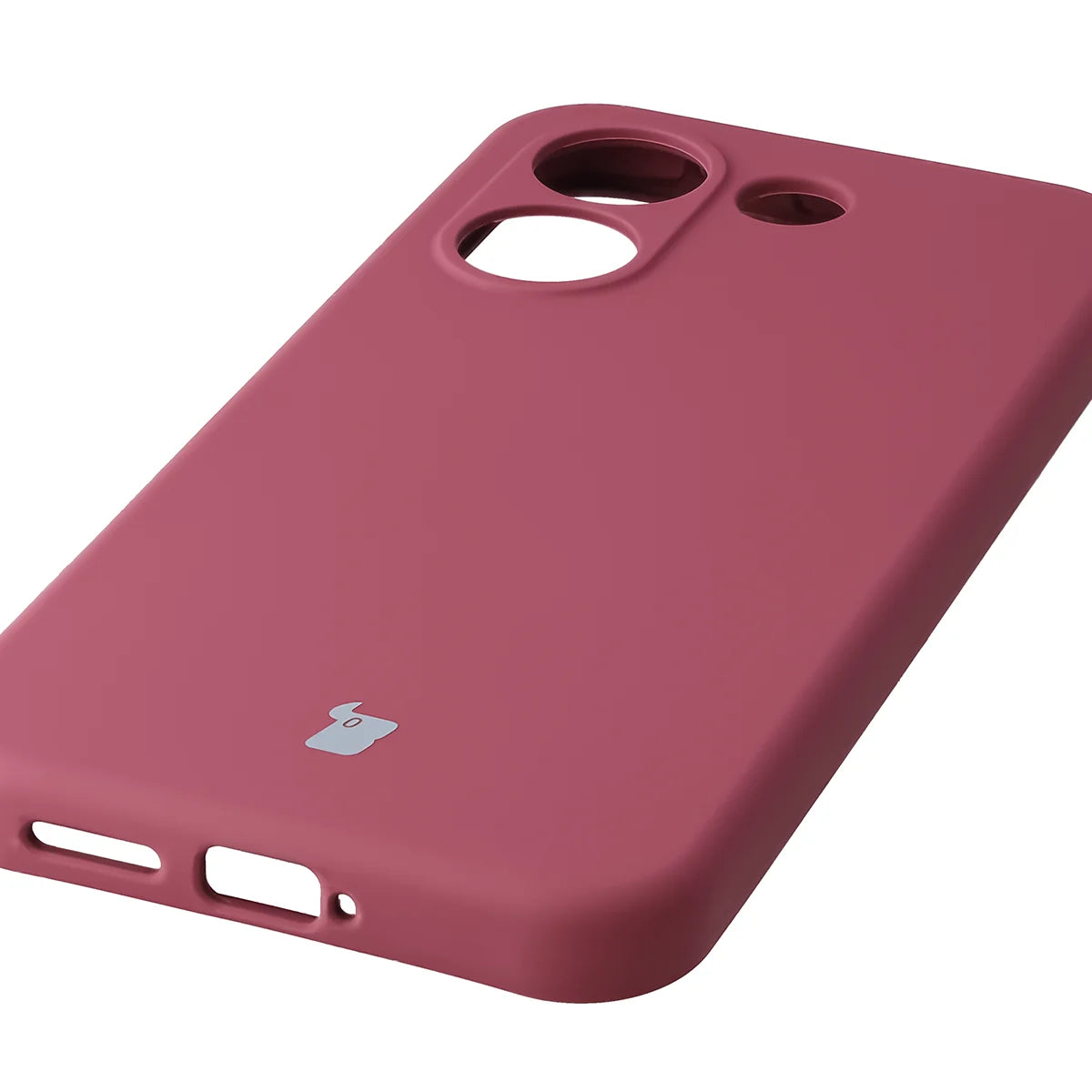 Silikon Handyhülle für Xiaomi POCO X8 Pro, Bizon Soft Case, Pflaumenfarbe