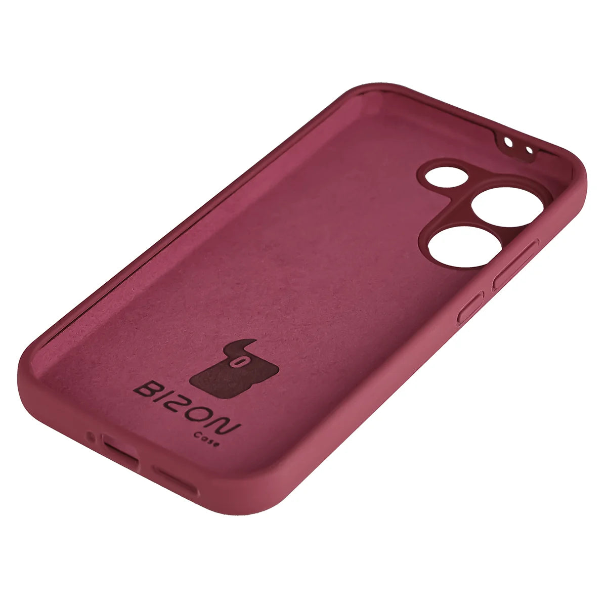 Silikon Handyhülle für Xiaomi POCO X8 Pro, Bizon Soft Case, Pflaumenfarbe