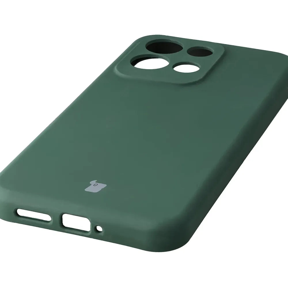 Silikon Handyhülle für Xiaomi Redmi 17 4G/5G, Bizon Soft Case, Dunkelgrün (3/7)