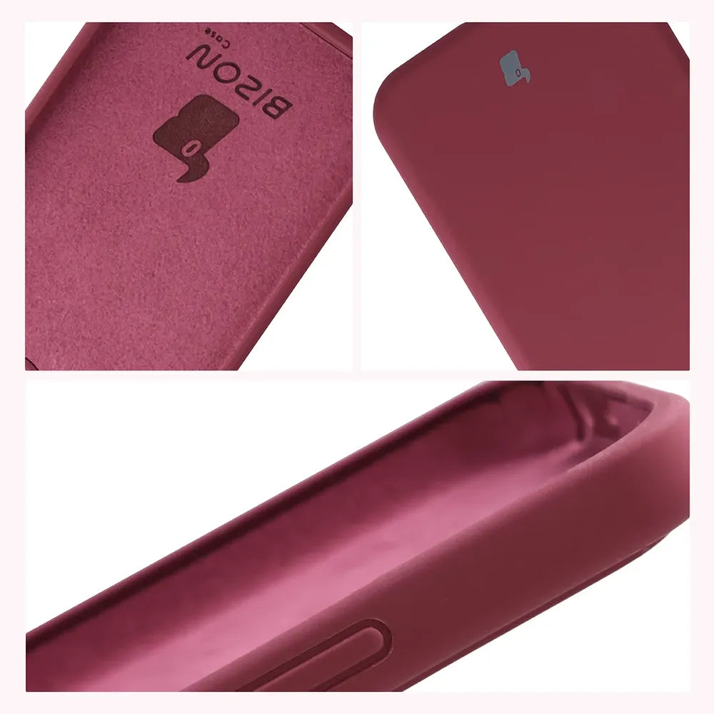 Silikon Handyhülle für Xiaomi Redmi 17 4G/5G, Bizon Soft Case, Pflaumenfarbe (6/7)