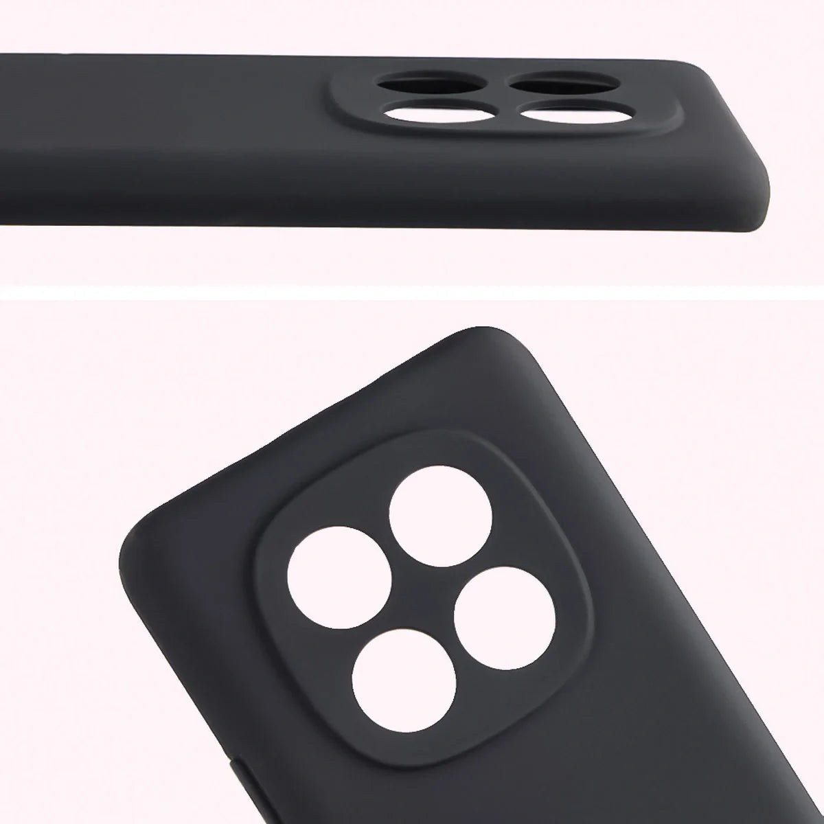 Silikon Handyhülle für Xiaomi Redmi Note 15 / POCO M8 5G, Bizon Soft Case, Schwarz