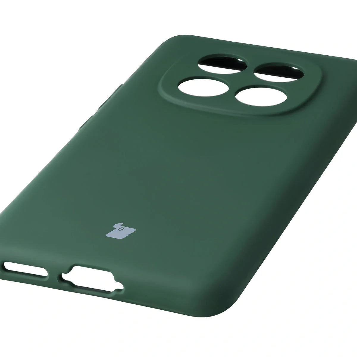 Silikon Handyhülle für Xiaomi Redmi Note 15 / POCO M8 5G, Bizon Soft Case, Dunkelgrün