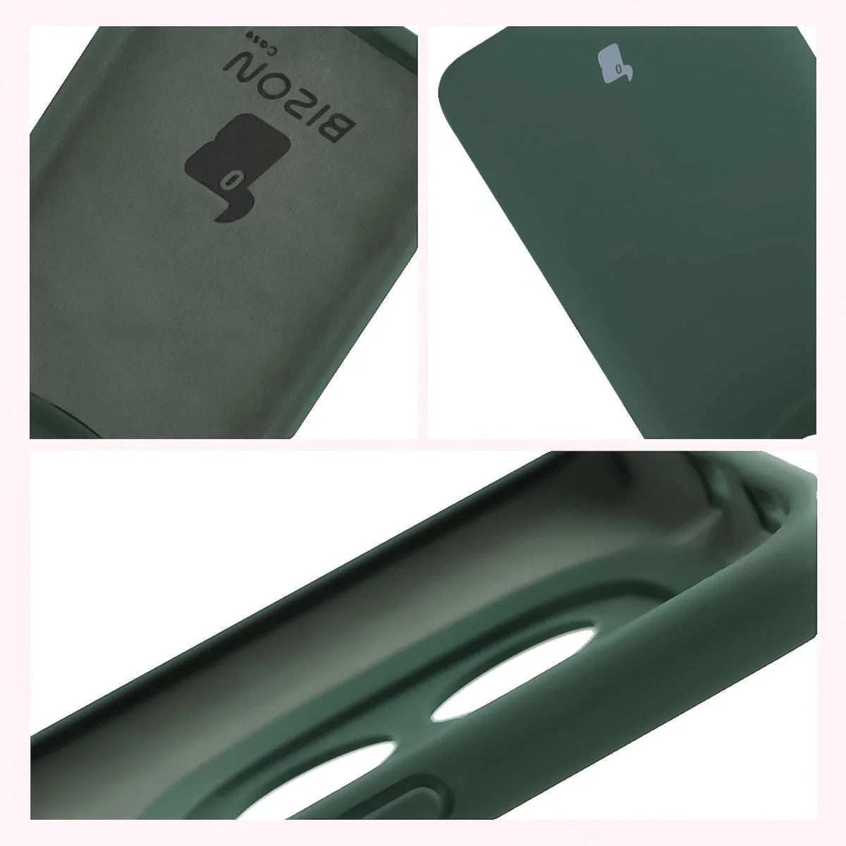 Silikon Handyhülle für Xiaomi Redmi Note 15 / POCO M8 5G, Bizon Soft Case, Dunkelgrün