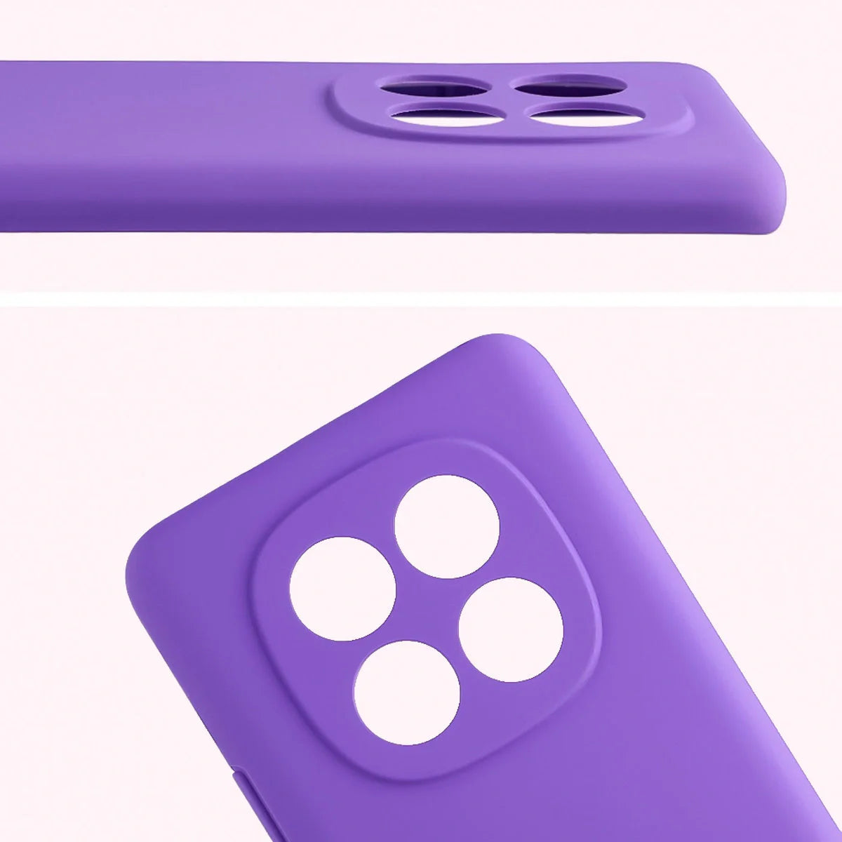 Silikon Handyhülle für Xiaomi Redmi Note 15 / POCO M8 5G, Bizon Soft Case, Violett