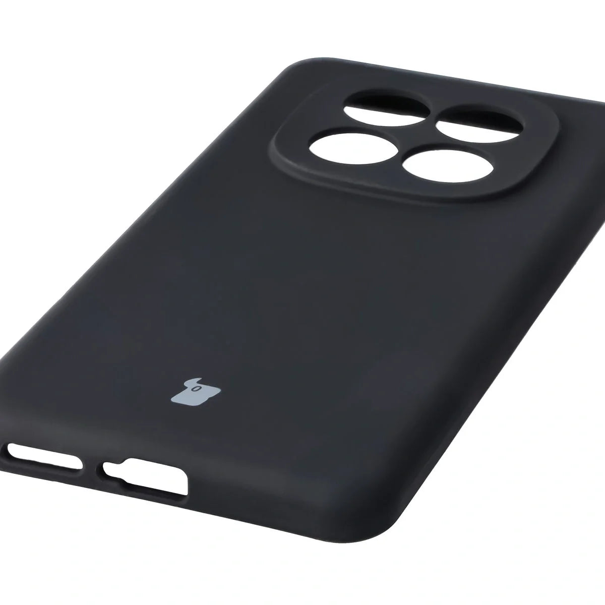 Silikon Handyhülle für Xiaomi Redmi Note 15 Pro 4G, Bizon Soft Case, Schwarz