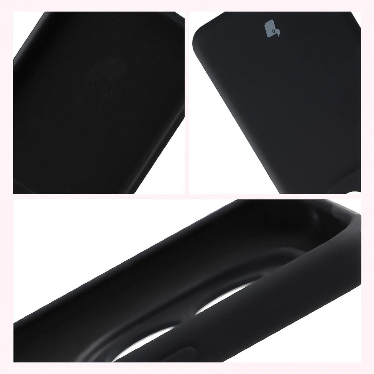 Silikon Handyhülle für Xiaomi Redmi Note 15 Pro 4G, Bizon Soft Case, Schwarz