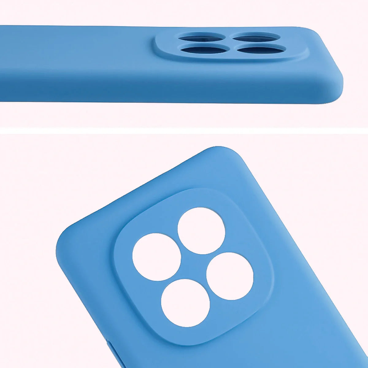 Silikon Handyhülle für Xiaomi Redmi Note 15 Pro 4G, Bizon Soft Case, Blau