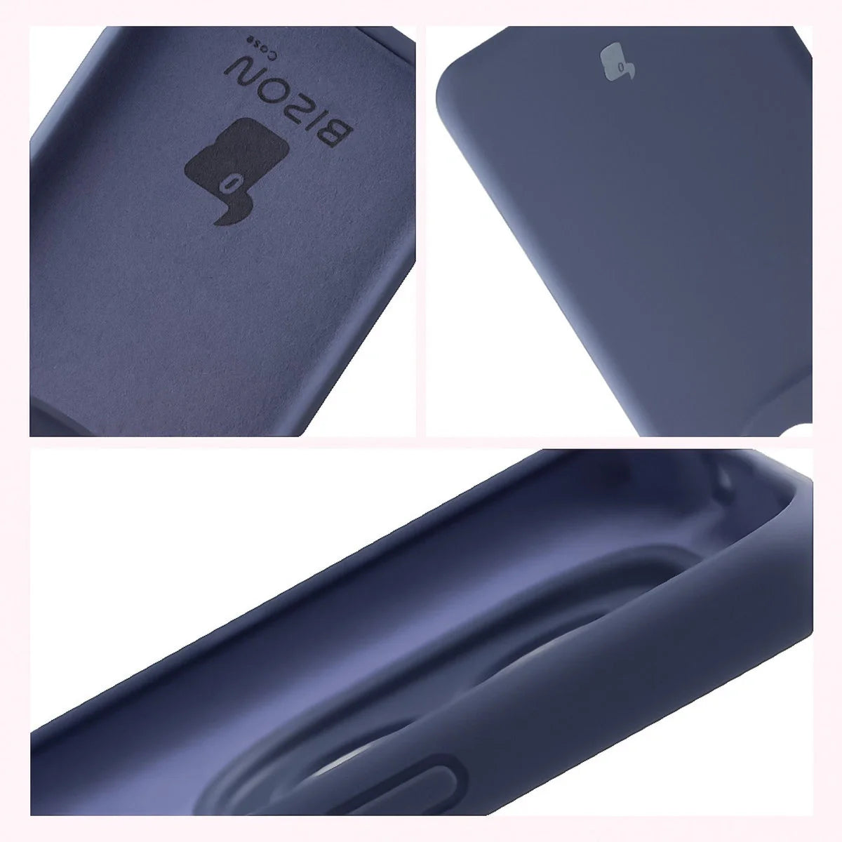 Silikon Handyhülle für Xiaomi Redmi Note 15 Pro 4G, Bizon Soft Case, Dunkelblau