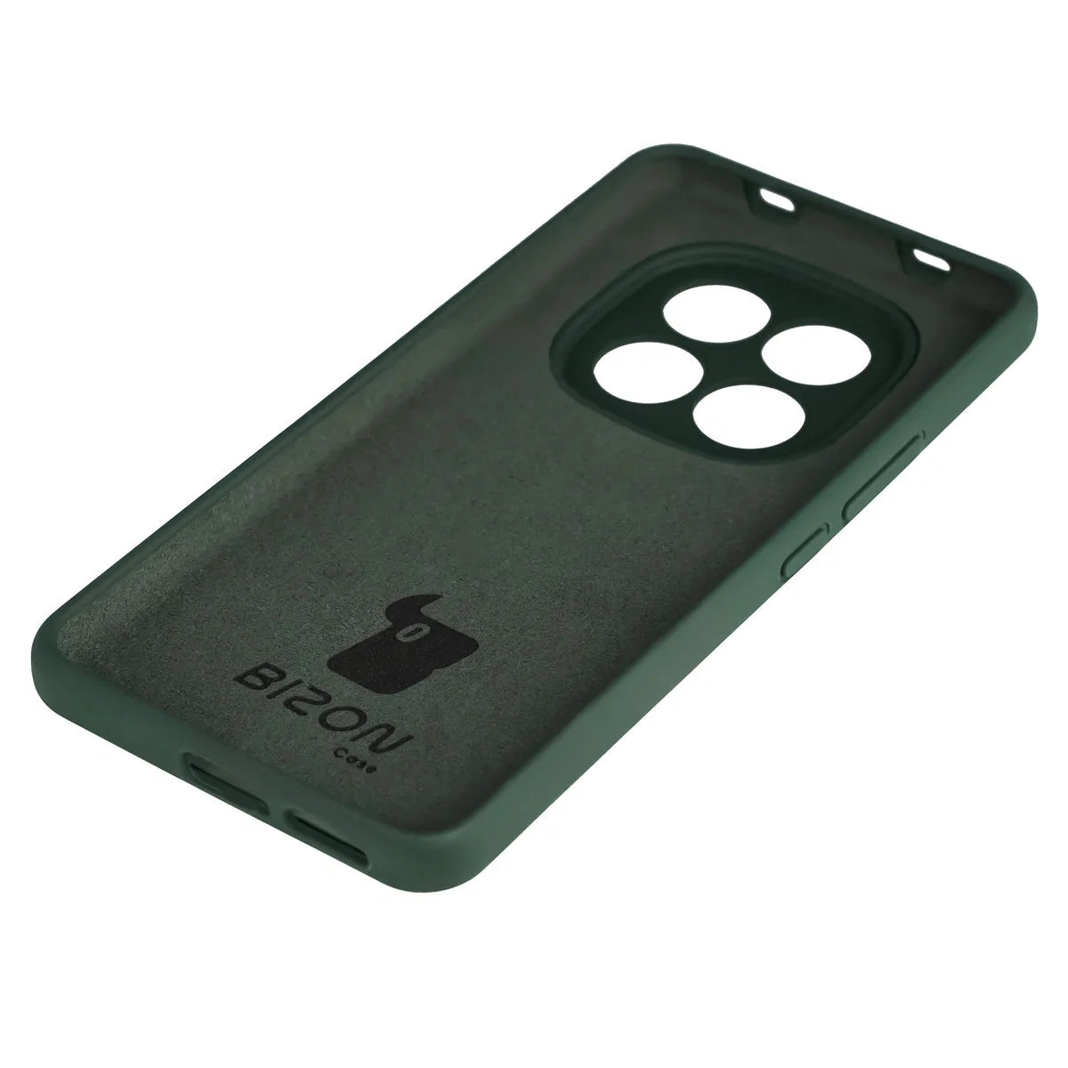 Silikon Handyhülle für Xiaomi Redmi Note 15 Pro 4G, Bizon Soft Case, Dunkelgrün