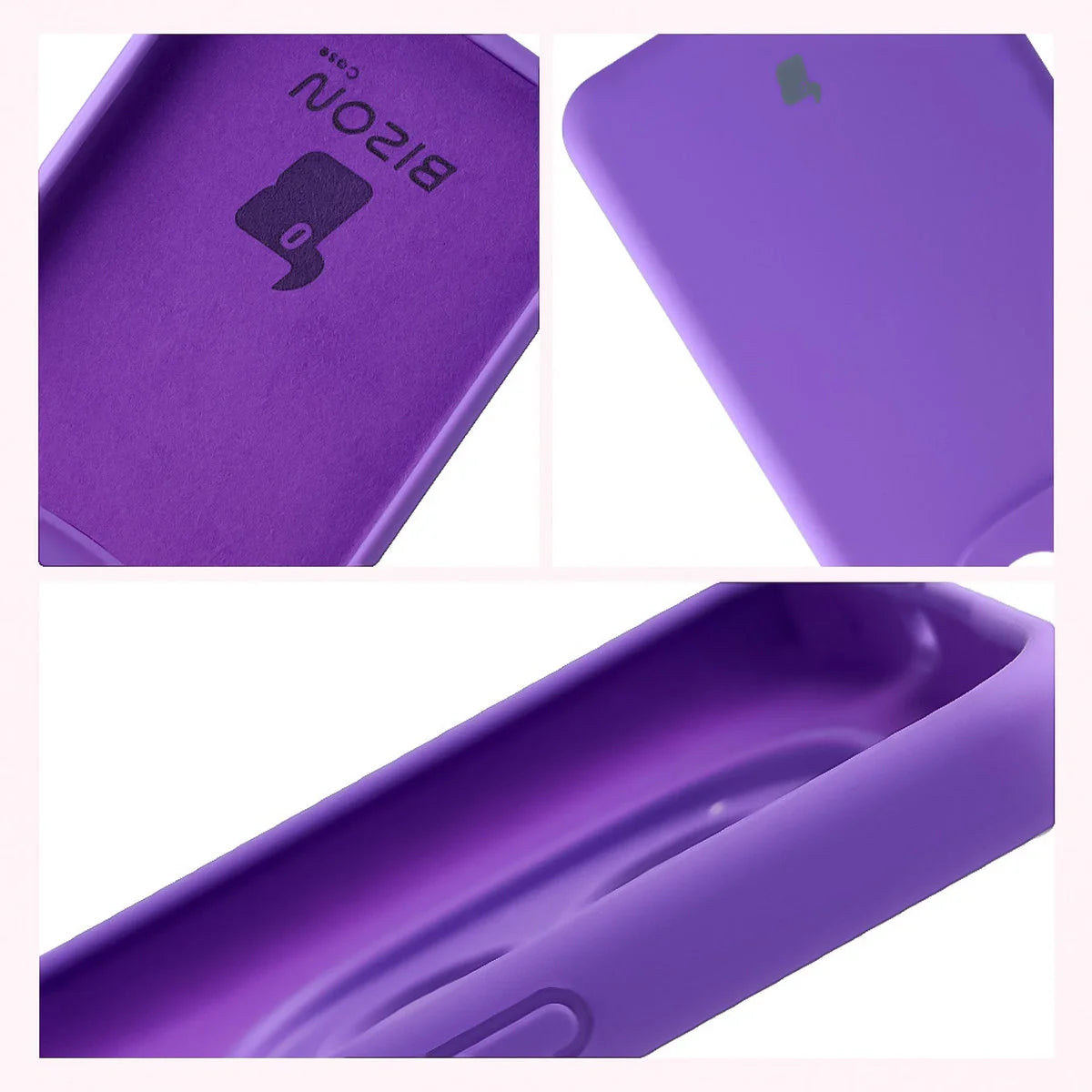 Silikon Handyhülle für Xiaomi Redmi Note 15 Pro 4G, Bizon Soft Case, Violett