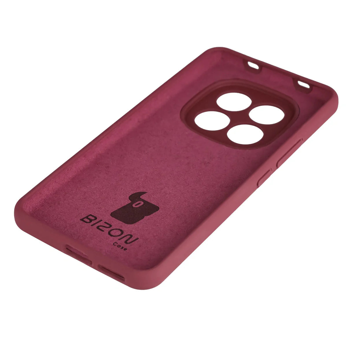 Silikon Handyhülle für Xiaomi Redmi Note 15 Pro 4G, Bizon Soft Case, Pflaumenfarbe
