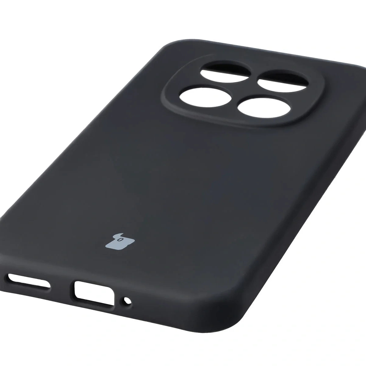 Silikon Handyhülle für Xiaomi Redmi Note 15 Pro 5G, Bizon Soft Case, Schwarz