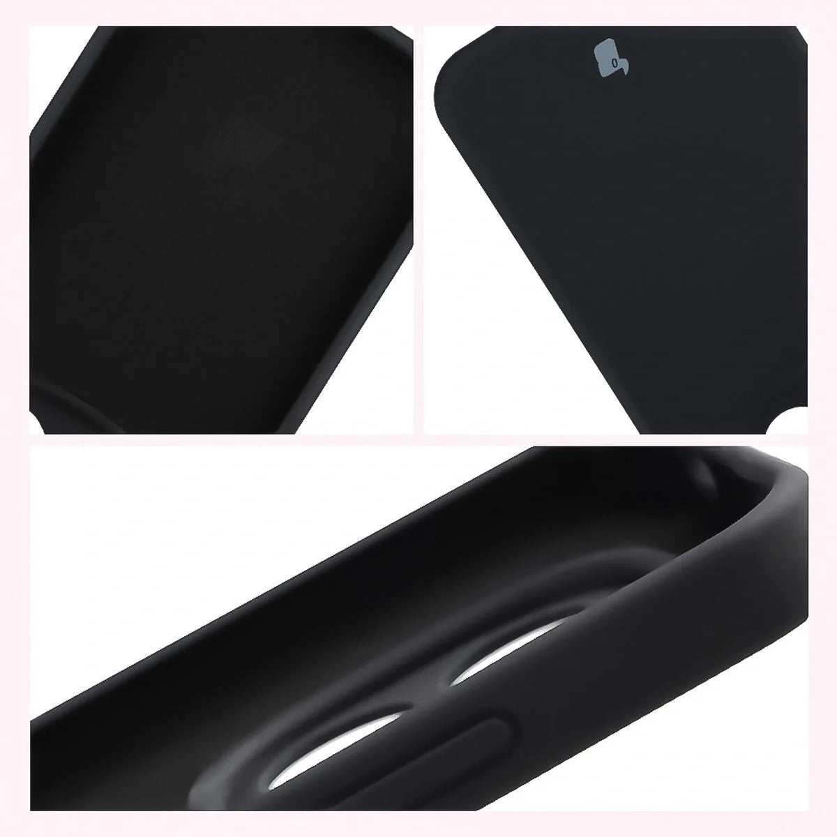 Silikon Handyhülle für Xiaomi Redmi Note 15 Pro 5G, Bizon Soft Case, Schwarz