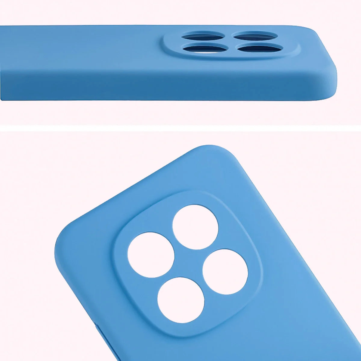 Silikon Handyhülle für Xiaomi Redmi Note 15 Pro 5G, Bizon Soft Case, Blau