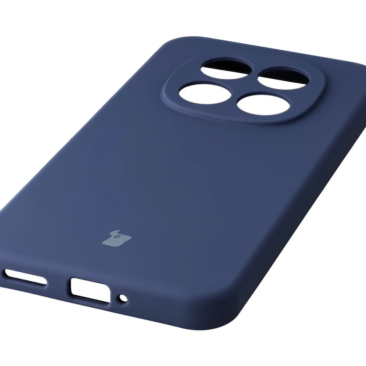 Silikon Handyhülle für Xiaomi Redmi Note 15 Pro 5G, Bizon Soft Case, Dunkelblau