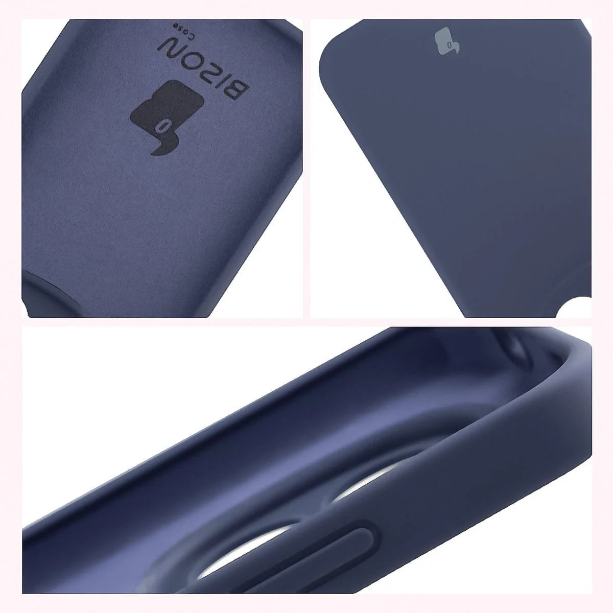 Silikon Handyhülle für Xiaomi Redmi Note 15 Pro 5G, Bizon Soft Case, Dunkelblau