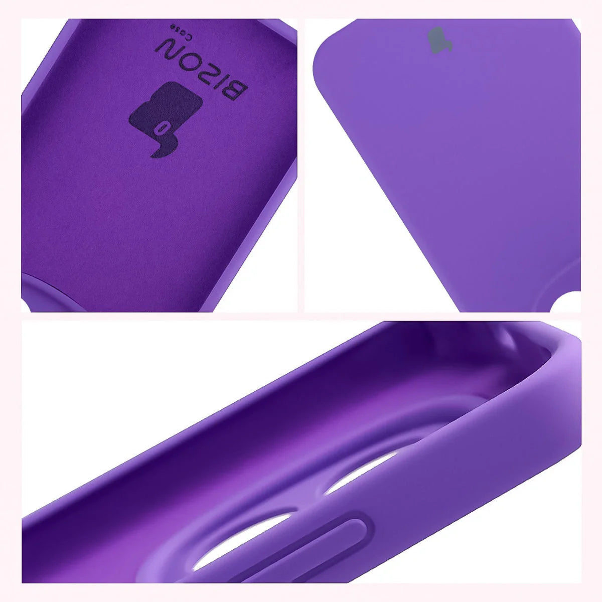 Silikon Handyhülle für Xiaomi Redmi Note 15 Pro 5G, Bizon Soft Case, Violett