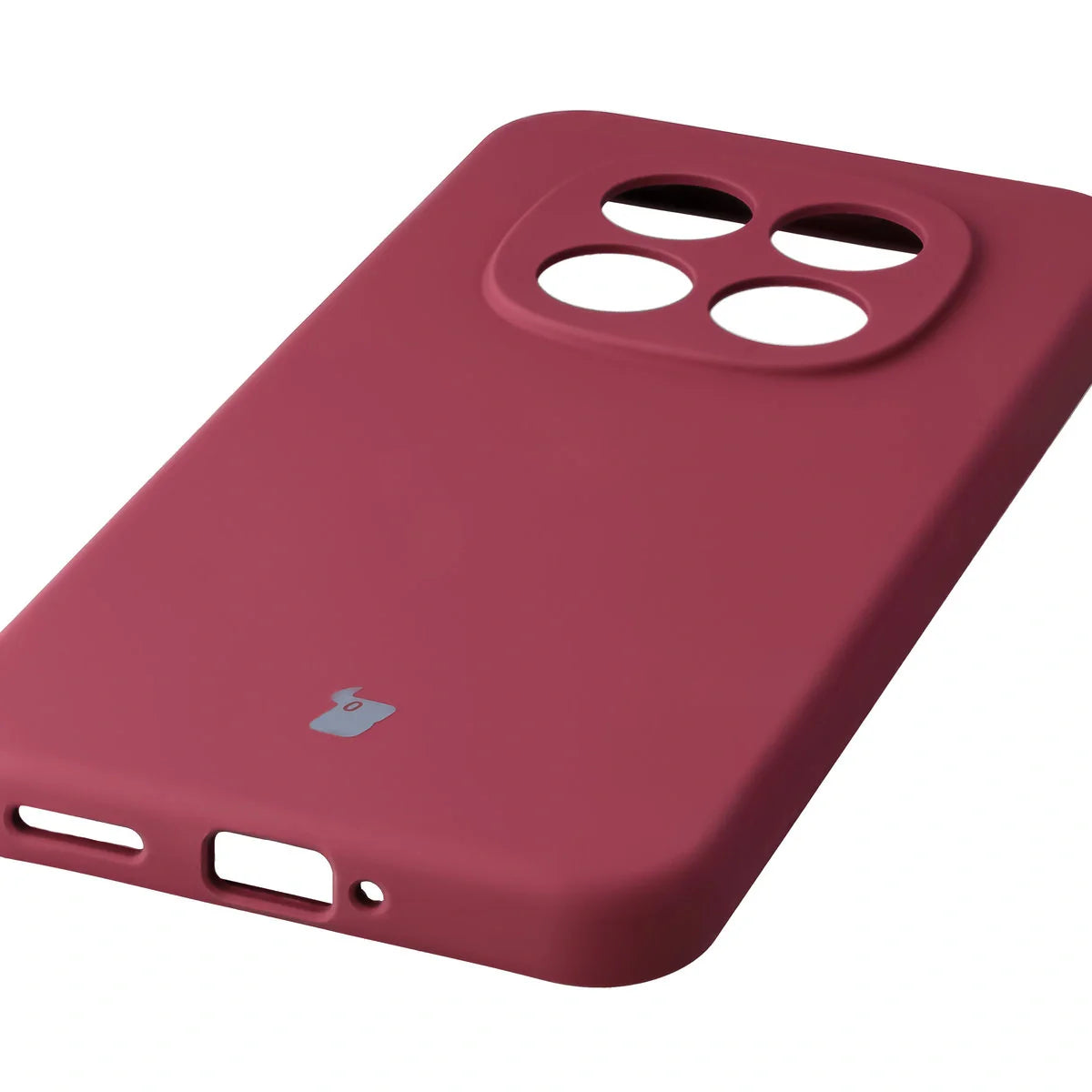 Silikon Handyhülle für Xiaomi Redmi Note 15 Pro 5G, Bizon Soft Case, Pflaumenfarbe